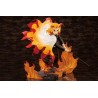 Action Figure Kotobukiya Demon Slayer: Kimetsu no Yaiba: Kyojuro Rengoku ArtFX J Statue, Multicolor