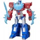 Action Figure Transformers Toys Bumblebee Cyberverse Adventures Dinobots Unite Roll N' Change Optimus Prime Push-to-Convert Action Figure, 6 and Up, 10-inch