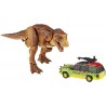 Action Figure Transformers Generations Collaborative: Jurassic Park Mash-Up Tyrannocon Rex & Autobot JP93 Ages 8 and Up