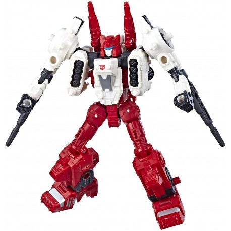 Action Figure Transformers Toys Generations War for Cybertron Deluxe Wfc-S22 Autobot Six-Gun Weaponizer Action Figure - Siege Chapter Adults & Kids Ages 8 Up