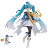 Action Figure Figma Max Factory Character Vocal Series 01: Hatsune Miku Snow (Snow Parade Version) Action Figure, Multicolor