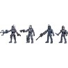 Action Figure Star Wars Mission Fleet Clone Commando Clash 2.5-Inch-Scale Action Figure 4-Pack with Multiple Accessories, Toys for Kids Ages 4 and Up
