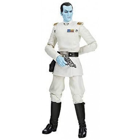 Action Figure Star Wars The Black Series Archive Grand Admiral Thrawn Toy 6-Inch-Scale Rebels Collectible Figure, Toys Kids Ages 4 and Up