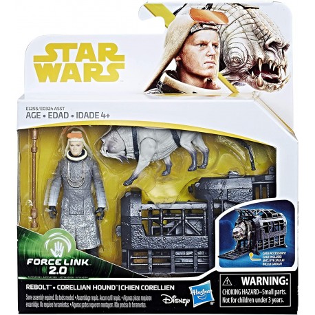 Action Figure Star Wars Rebolt and Corellian Hound - Force Link 2.0 Action Figures
