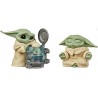 Action Figure Star Wars The Bounty Collection Series 3 Child Collectible Figures 2.25-Inch-Scale Curious Child, Meditation Posed Toys 2-Pack, Ages 4 and Up