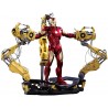 Action Figure Hot Toys Marvel Iron Man 2 Mark IV Diecast Figure with Suit-up Gantry 1/6 Scale Set