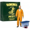 Action Figure Breaking Bad Jesse Pinkman 6" Action Figure - Orange Hazmat Suit EE Exclusive.