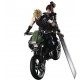 Action Figure Play Arts Kai Square Enix Final Fantasy VII Remake: Cloud Strife, Jessie and Motorcycle Action Figure Set