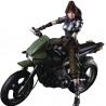 Action Figure Play Arts Kai Square Enix Final Fantasy VII Remake: Jessie and Motorcycle Action Figure Set