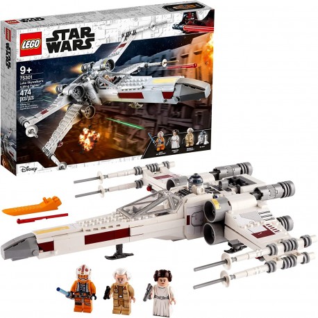 LEGO Star Wars Luke Skywalker's X-Wing Fighter 75301 Awesome Toy Building Kit for Kids, New 2021 (474 Pieces)