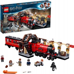 LEGO Harry Potter Hogwarts Express 75955 Toy Train Building Set Includes Model and Minifigures Hermione Granger Ron Weasley (801 Pieces)