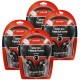 Headphones Maxell HP-100 Portable Stereo Headphones, Lightweight, Black, Pack of 4