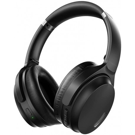 Headphones Active Noise Cancelling Headphones, HROEENOI JZ02 Bluetooth Wireless Over Ear Headphones with CVC 8.0 Microphone Deep Bass Headset, 40 Hours
