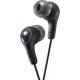 Headphones JVC Gumy in Ear Earbud Headphones, Powerful Sound, Comfortable and Secure Fit, Silicone Pieces S/M/L - HAFX7B (Black)
