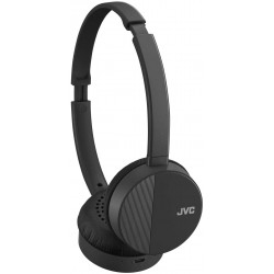 Headphones JVC HA-S23W Wireless Headphones - On Ear Bluetooth Headphones, Foldable Flat Design, 17-Hour Long Battery Life (Black)