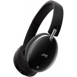 Headphones JVC Wireless Noise Canceling Over Ear Headphones, Bluetooth, Instant paring with NFC Technology - HAS90BNB, Black, One Size
