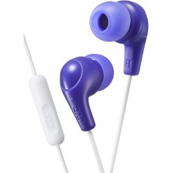 Headphones JVC HA-FX65M Violet Gumy Plus Headphones Microphone HAFX65M