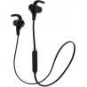 Headphones JVC Black and Yellow Wireless Water Resistant Pivot Motion Sport Headphone with Locking Ear Fit HA-ET50BTB