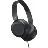 Headphones JVC HA-S31MB On Ear Lightweight Headphones with Powerful Sound, Integrated Remote & Mic for Smartphones (Black)