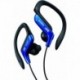 Headphones JVC HA-EB75A Sports Ear Clip Headphones Blue HAEB75 Earphones Genuine