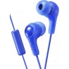 Headphones JVC HAFX7MA GUMY Inner Ear Headphones with Remote and Microphone - Blue