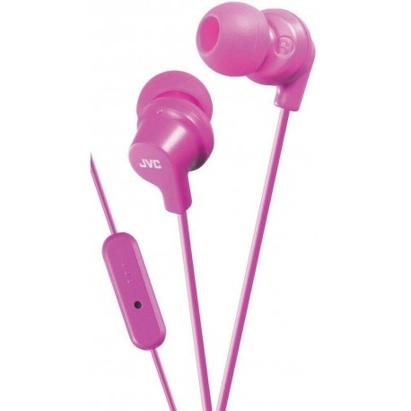 Audifonos JVC in-Ear Headphones with Microphone (Pink) (JVCHAFR15P)