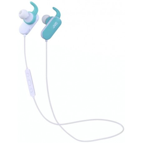 Audifonos JVC HAEBT5A Bluetooth Exercise Headphones with Microphone (Blue)
