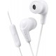 Headphones Gumy Plus Earbuds with Mic and Remote for Connected Devices - Silicone Ear Pieces White