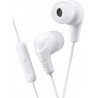 Headphones Gumy Plus Earbuds with Mic and Remote for Connected Devices - Silicone Ear Pieces White