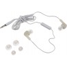 Headphones JVC HAFX7MW in-Ear Headphones with mic. White Original hafx7