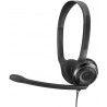 Headphones SENNHEISER Consumer Audio PC 8 USB - Stereo Headset for and MAC with In-line Volume Mute Control, Black, Small