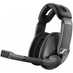 Headphones SENNHEISER GSP 370 Over-Ear Wireless Gaming Headset, Low-Latency Bluetooth,Noise-Cancelling Mic, Flip-to-Mute, Audio Presets - PC, Mac, Wind