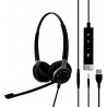 Headphones SENNHEISER SC 665 USB (507257) - Double-Sided Business Headset UC Optimized and Skype for Certified Mobile Phone, Tablet, Softphone, PC (B