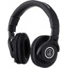 Headphones Audio-Technica ATH-M40x Professional Studio Monitor Headphone, Black, with Cutting Edge Engineering, 90 Degree Swiveling Earcups, Pro-grade
