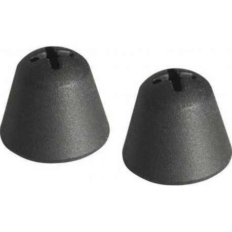 Headphones SENNHEISER Genuine Black Silicone Replacement Ear tips Sleeves for SET 830-TV, 840-TV, 860, 880, SET900, RR840, RR800, RI900, RI830 Listenin