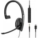 Headphones SENNHEISER SC 135 USB-C (508355) - Single-Sided (Monaural) Headset for Business Professionals with HD Stereo Sound, Noise-Canceling Microp