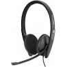 Headphones SENNHEISER PC 5.2 CHAT, wired headset for casual gaming, e-learning, noise cancelling microphone, call control, foldable microphone - 3.5 mm