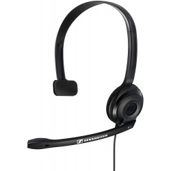 Headphones SENNHEISER PC 2 CHAT Mono Analog Headset for PC, Black (504194)