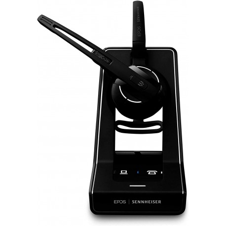 Headphones SENNHEISER SD Office ML (506009) - Single-Sided DECT Wireless Headset for Desk Phone and Skype Business Connection, Noise-Cancelling Microph