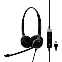 Headphones SENNHEISER Consumer Audio SC 660 USB ML (504553) - Double-Sided Business Headset For Skype with HD Sound, Ultra Noise-Cancelling Microphon