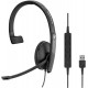Headphones SENNHEISER SC 130 USB (508314) - Single-Sided (Monaural) Headset for Business Professionals with HD Stereo Sound, Noise Canceling Micropho
