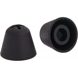 Headphones SENNHEISER SHHCSET840TIPS Black Silicone Replacement Eartips, 5 Pairs