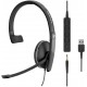 Headphones SENNHEISER SC 135 USB (508316) - Single-Sided (Monaural) Headset for Business Professionals with HD Stereo Sound, Noise-Canceling Micropho