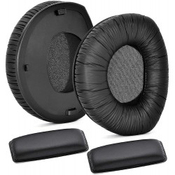 Headphones SENNHEISER RS160 RS170 Ear Pads - defean Replacement Cushion Earpads and Headband Compatible with HDR160 HDR170 Headphones Repair Parts Suit
