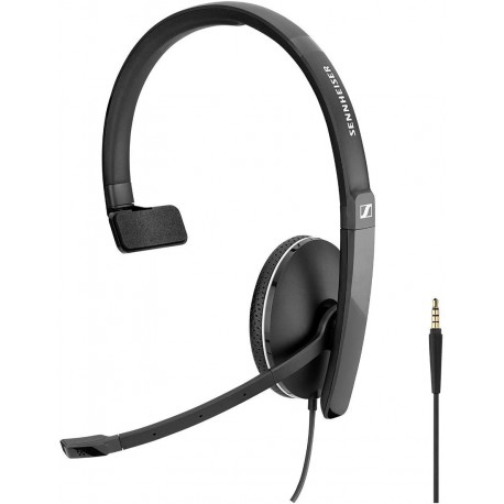 Headphones SENNHEISER SC 135 (508318) - Single-Sided (Monaural) Headset for Business Professionals with HD Stereo Sound, Noise-Canceling Microphone (