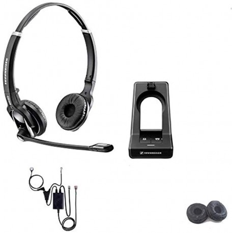 Headphones SENNHEISER SD PRO2 - Deskphone Cordless Headset with NEC EHS Adapter Compatible Phones: Digital Phones DT3xx and DT4xx, IP DT7xx DT8xx (i-