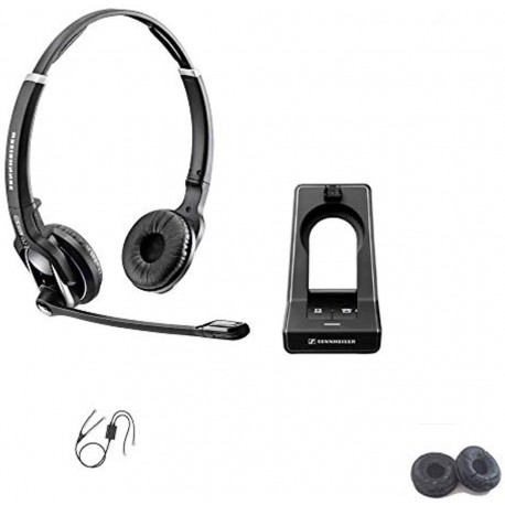 Headphones SENNHEISER SD PRO2 - Deskphone Cordless Headset with Avaya EHS Adapter Compatible Models: 1400, 9400 & 9500 Series