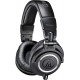 Headphones Audio-Technica ATH-M50X Professional Studio Monitor Headphones, Black, Grade, Critically Acclaimed, with Detachable Cable