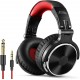 Headphones DC OneOdio Over Ear Headphone, Wired Bass Headsets with 50mm Driver, Foldable Lightweight Headphones Shareport and Mic for Recording Monitor