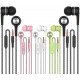 Headphones Earbuds Earphones with Microphone,5pack Ear Buds Wired Headphones,Noise Islating Earbuds,Fits 3.5mm Interface for iPad,iPod,Mp3 Players,Andr